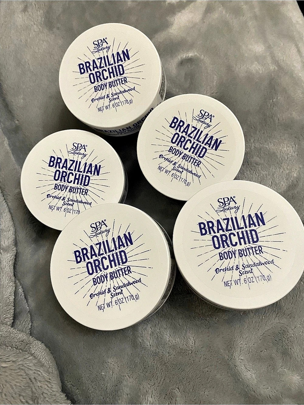 SPA Luxury Brazilian Orchid Body Butter 6 oz NWT $15 each - Picture 2 of 6